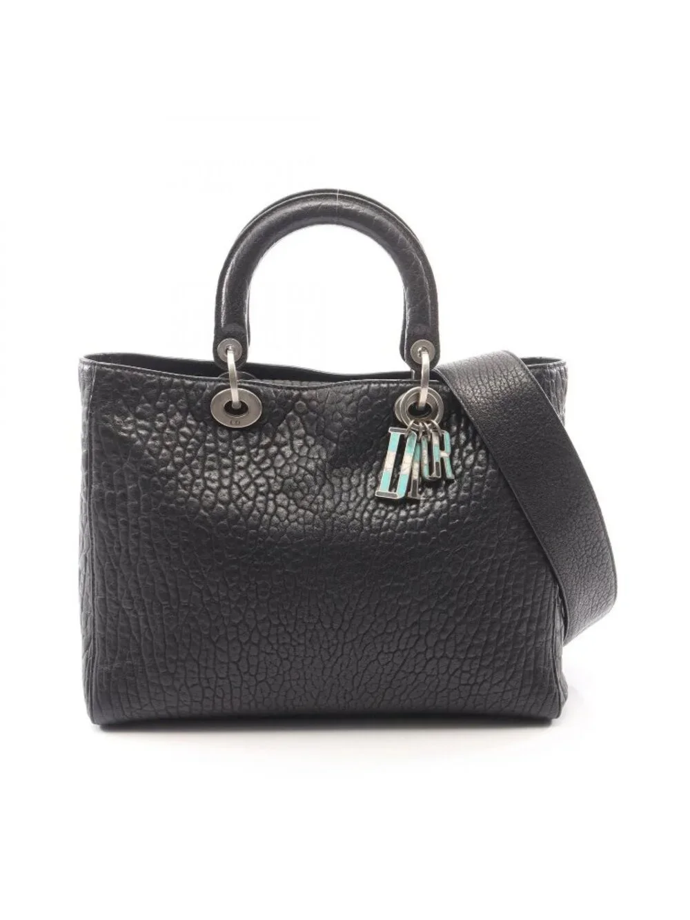 Dior Diorissimo Medium 2-Way Black Tote Bag